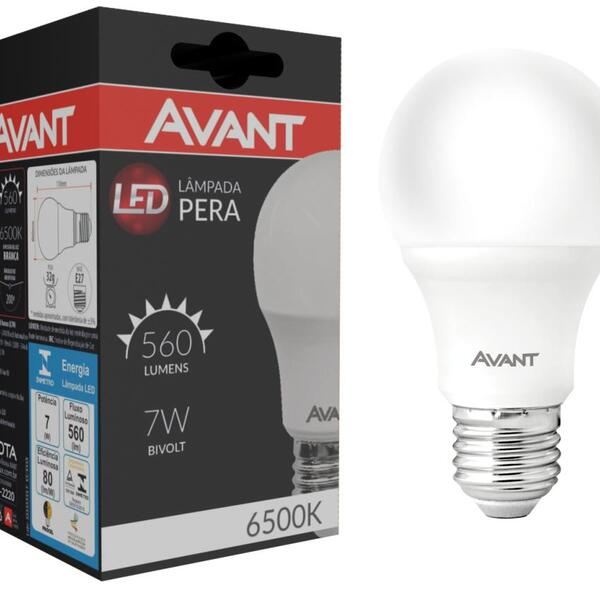 Imagem do produto LAMPADA LED 7W BULBO BRANCA ECP