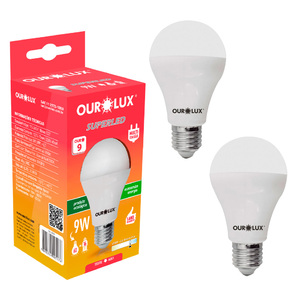 Imagem do produto LAMPADA LED 9W BULBO BRANCA OUROLUX