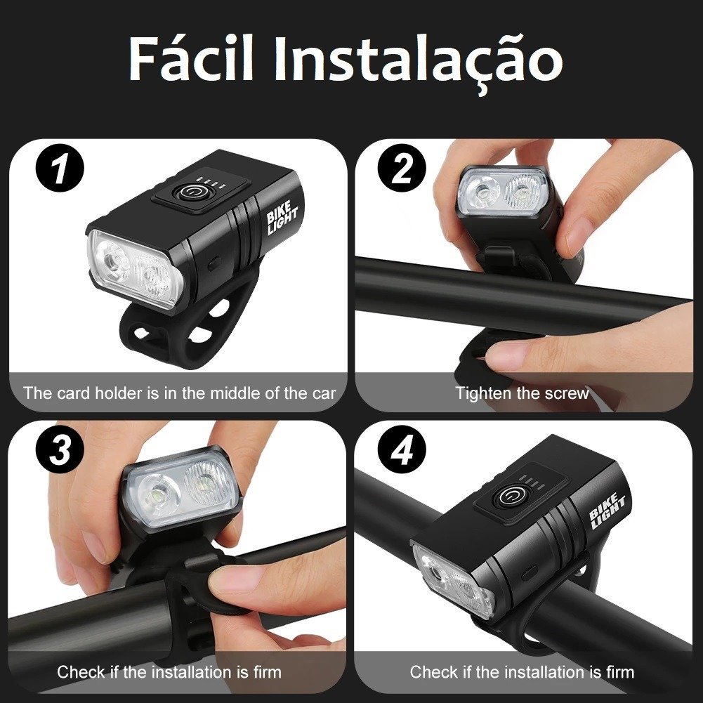 Imagem do produto LANTERNA LED DE BIKE ATOMO