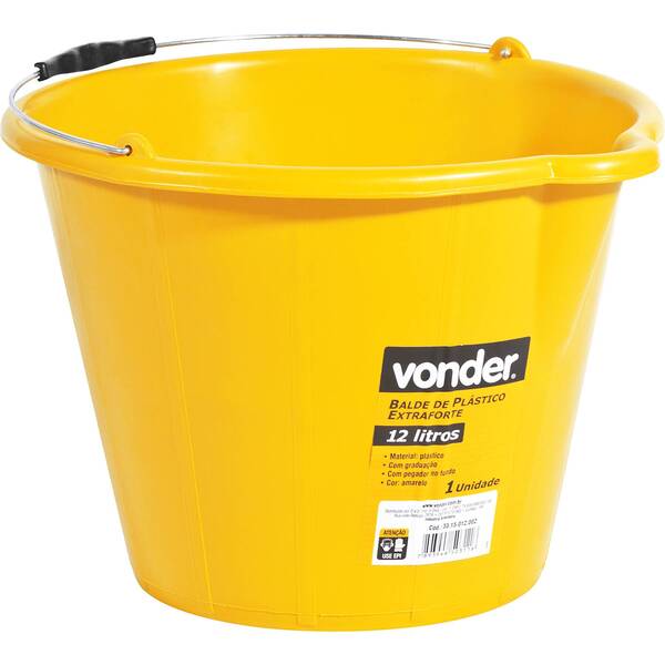 Imagem do produto BALDE PLASTICO (USO GERAL) 12L VONDER