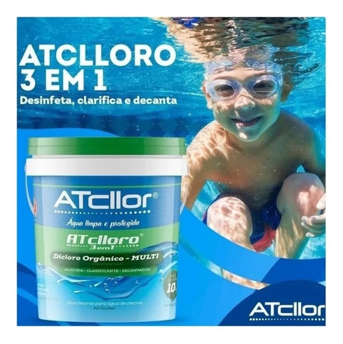 Imagem do produto CLORO 3 EM 1 BALDE 10KG ATCLLORO