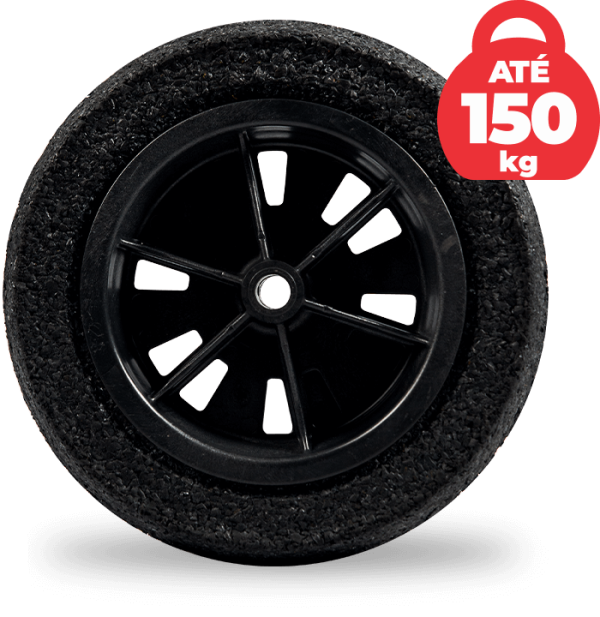 Imagem do produto RODA PNEU MACICO BORRACHA 3.25 26MM FORCE