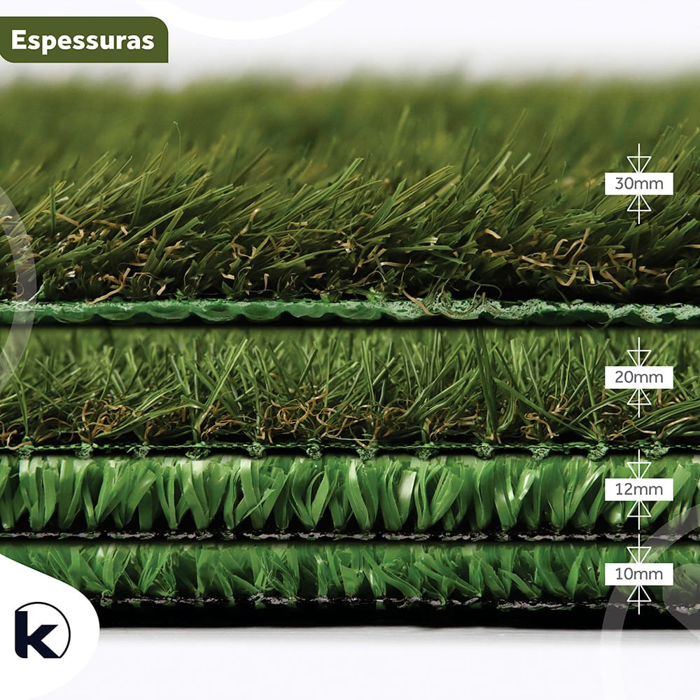 Imagem do produto GRAMA SINTETICA P/JARDIM 20 MM 2X1M KAPAZI