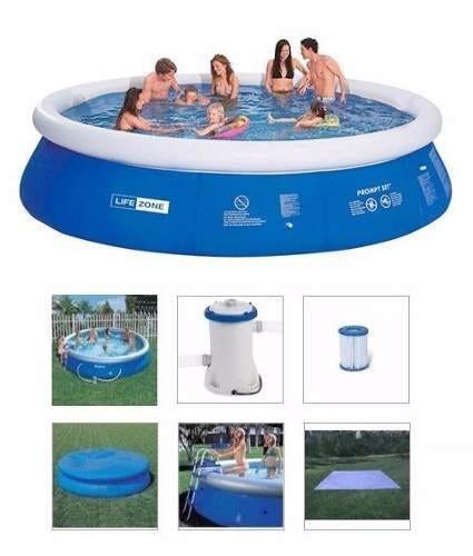 Imagem do produto PISCINA INFLAVEL 1400L JL016100N JILONG BOTAFOGO
