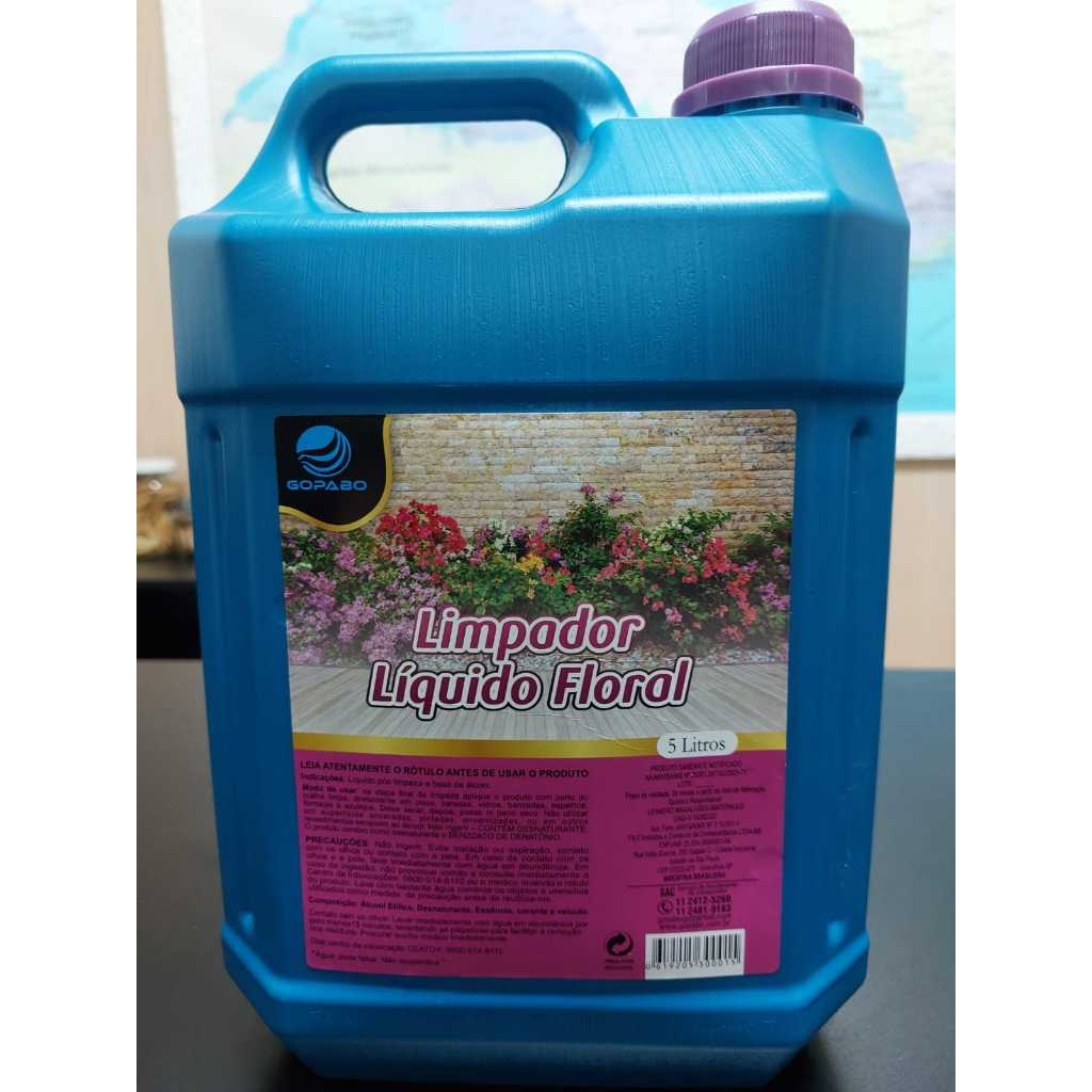 Imagem do produto LIMPADOR PERFUMADO CONC 5L FLORAL VALENCA