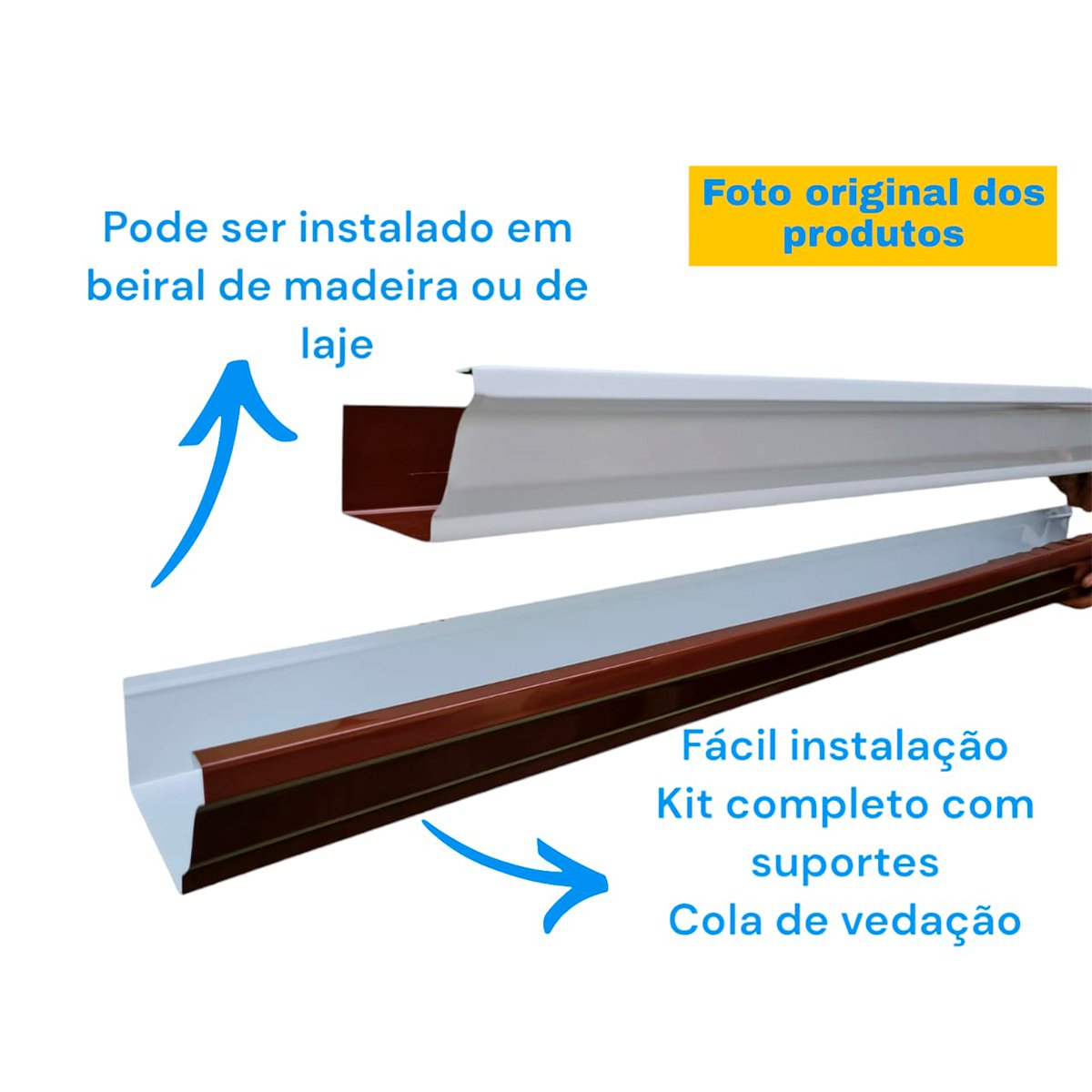 Imagem do produto CALHA PERFIL COMERCIAL 1X20 BRANCO