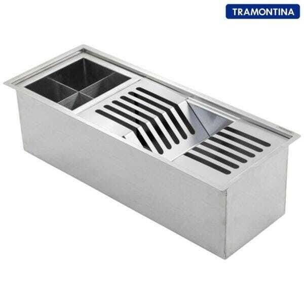 Imagem do produto CALHA UMIDA EM ACO INOX 45 CM