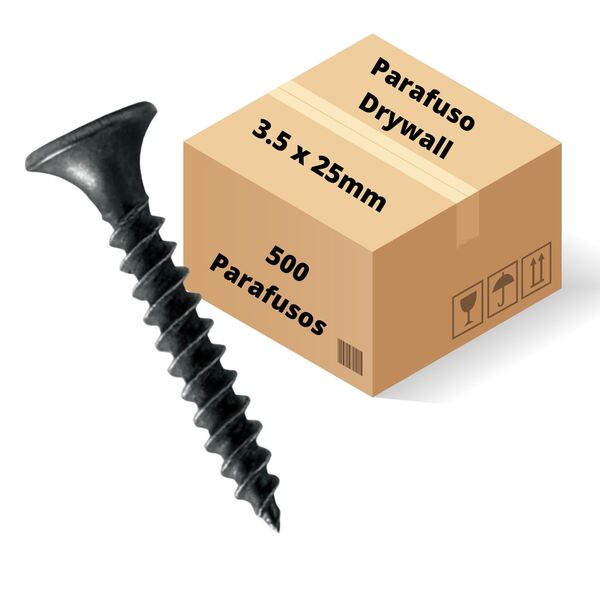 Imagem do produto PARAF DRYWALL PONTA AGULHA 3,0X25MM