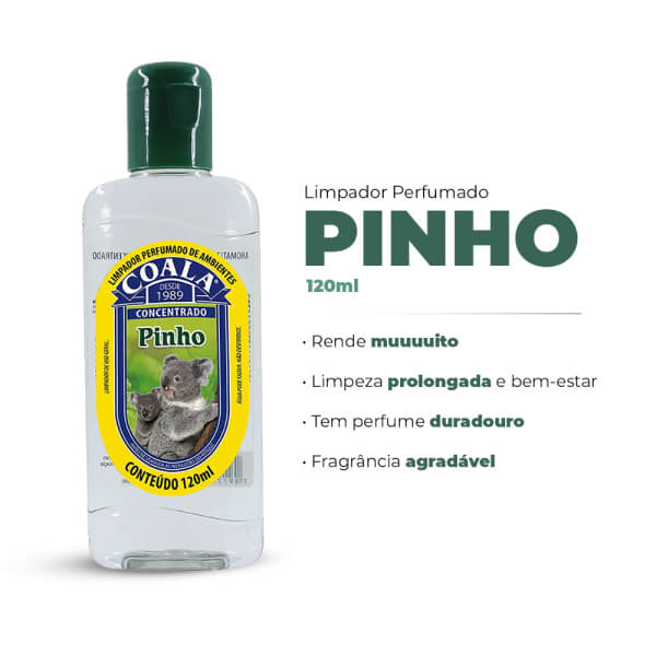 Imagem do produto LIMPADOR PERFUMADO CONC PINHO 120ML COALA22