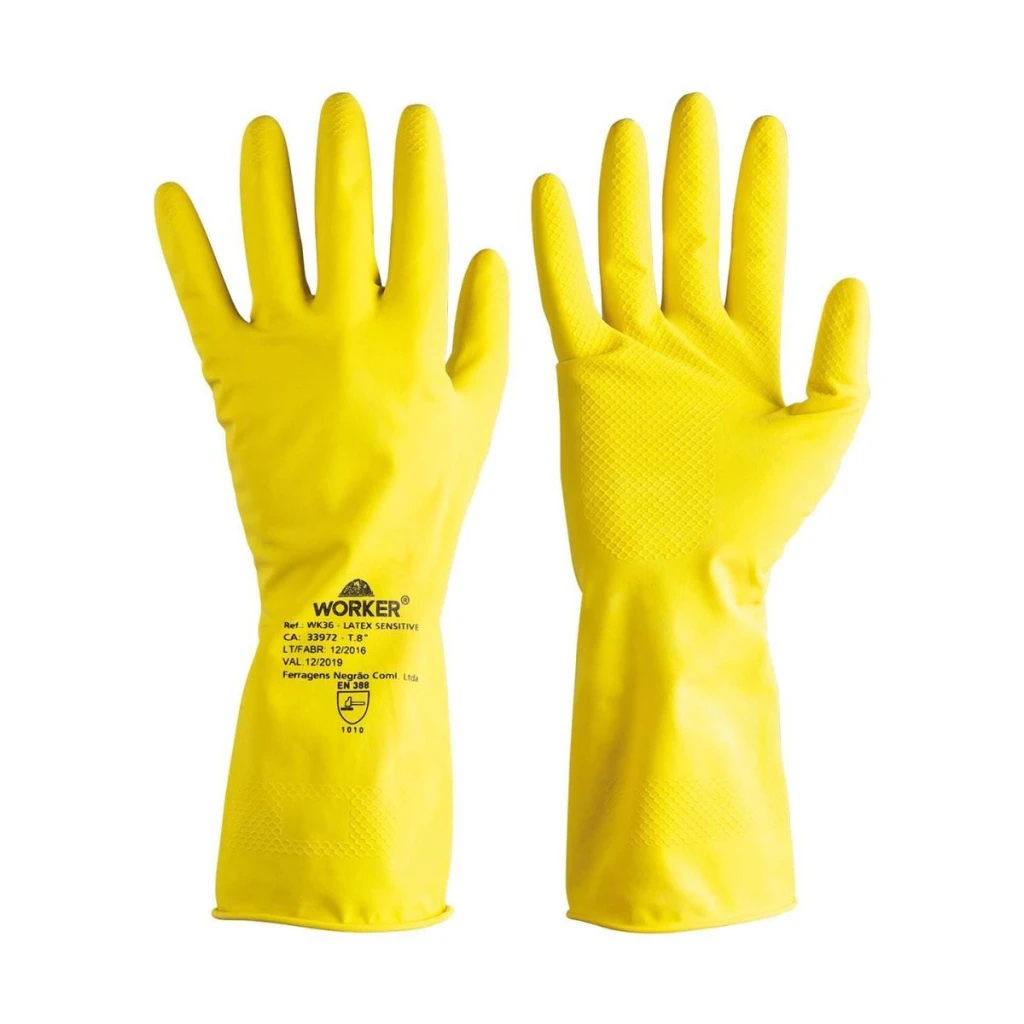Imagem do produto LUVA LATEX AMARELA G SAFETY