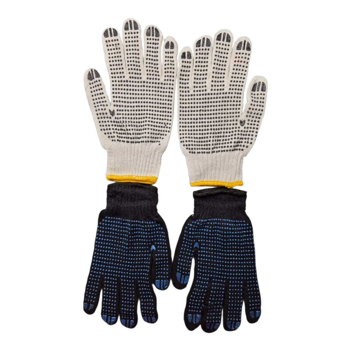 Imagem do produto LUVA PIGMENTADA BRANCO/PRETO