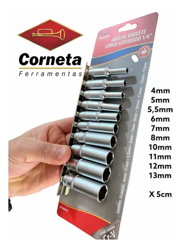 Imagem do produto JOGO SOQUETES 5-13MM C/9 PC SQ4316 SQU