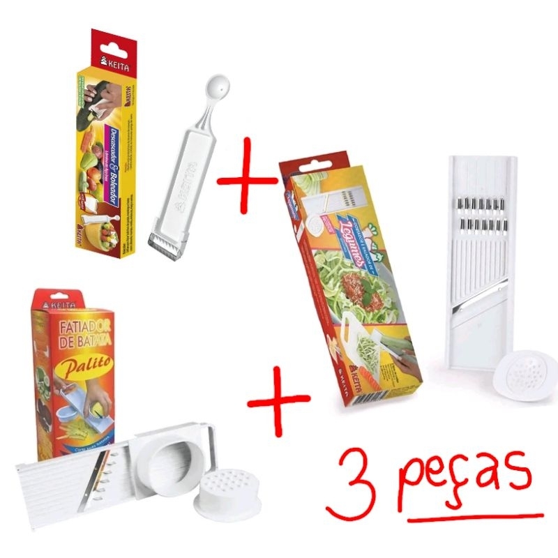 Imagem do produto KIT CORTADOR/DESC/BOLEADOR KEITA KP02 SQU
