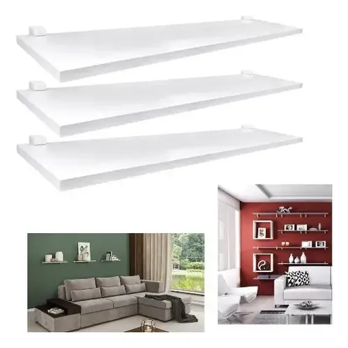 Imagem do produto PRATELEIRA CLASSIC BRANCA 20X60 SUP VIP PRATEFIX