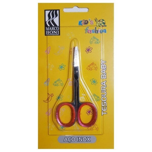 Imagem do produto TESOURA BABY PONTA RED SQ4434 SQU