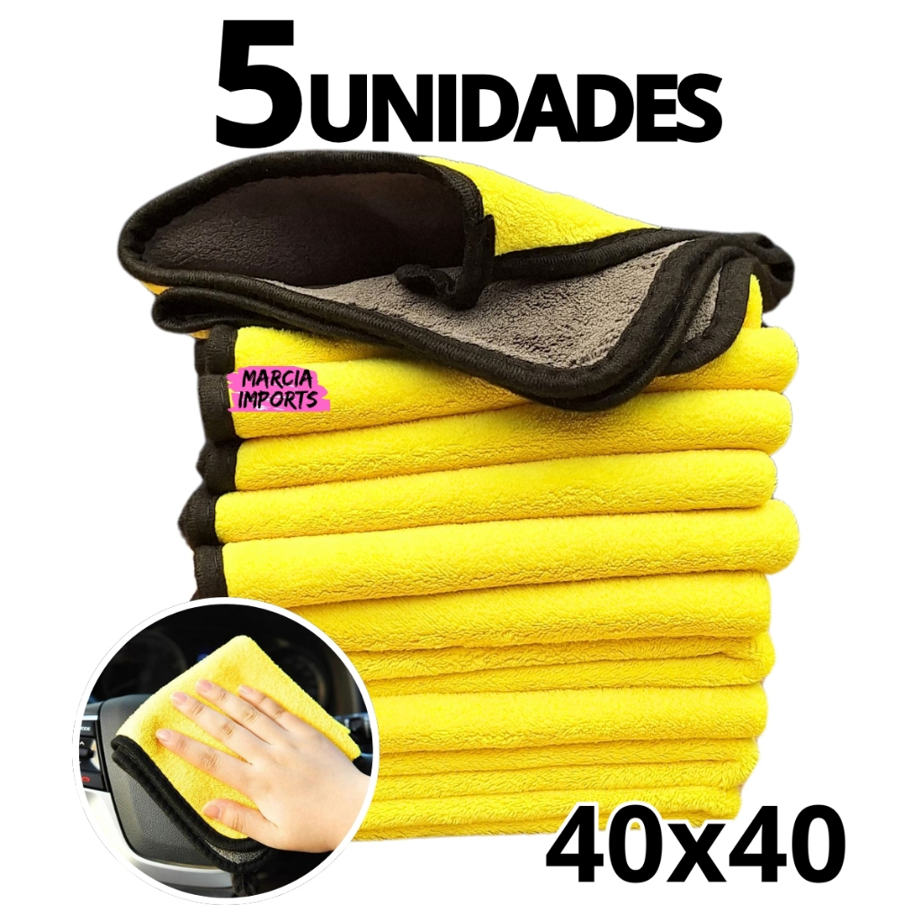 Imagem do produto TOALHA MICROFIBRA DUPLA 40X40 SQ4374 SQU