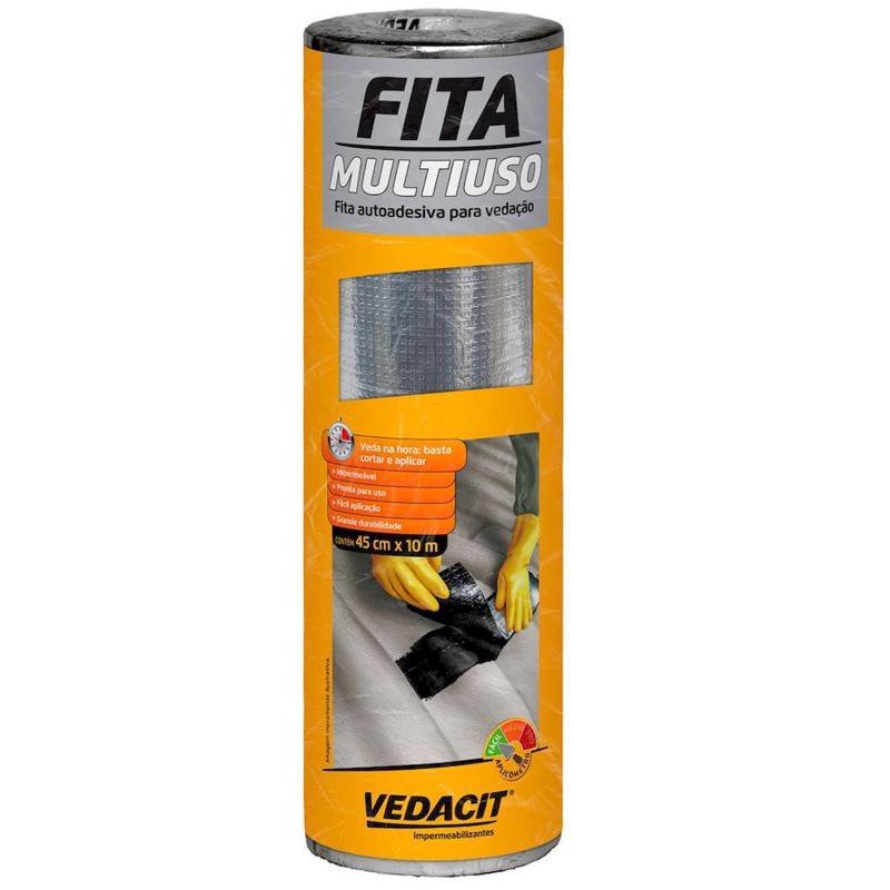 Imagem do produto FITA ASFA. 10CMX10MT ALUM.VEDACIT