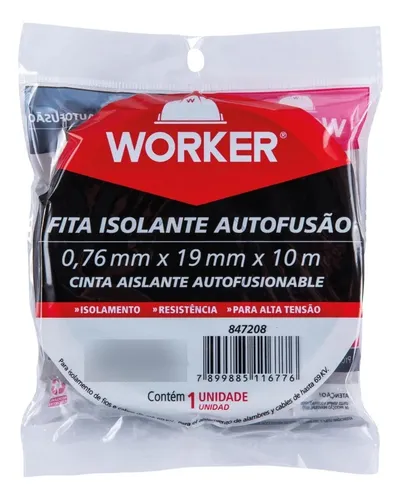 Imagem do produto FITA DE AUTO FUSAO 19MM X 10M WORKER