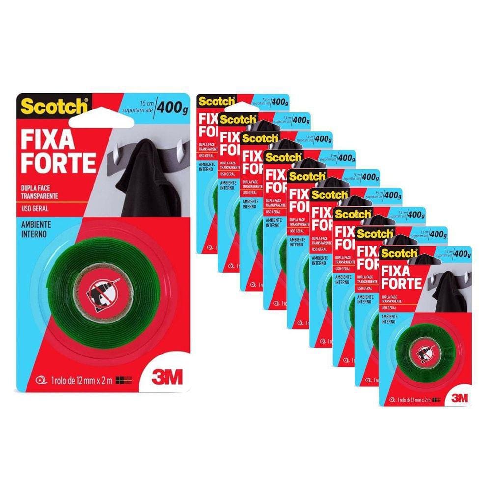 Imagem do produto FITA DUPLA FACE FIXA FORTE 12MMX2M MARCAS
