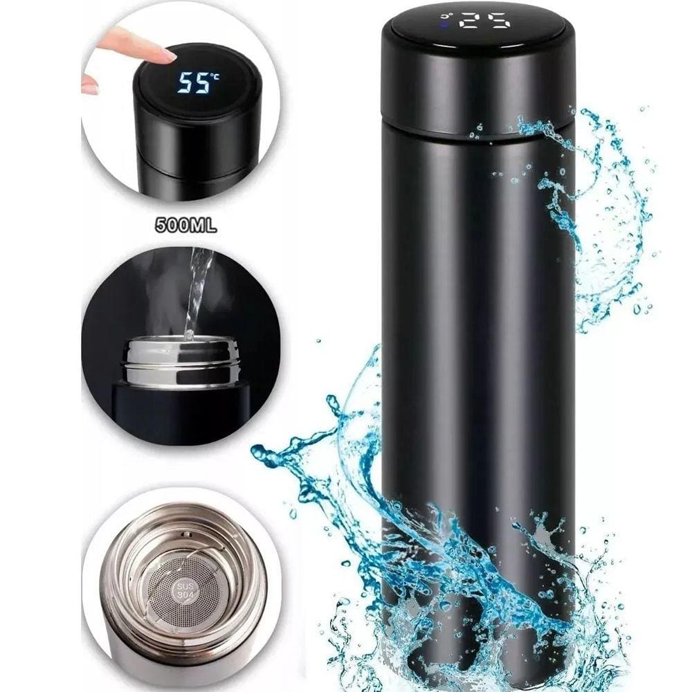 Imagem do produto GARRAFA TERMICA C/ TERMOMETRO 1L HM479 SQU