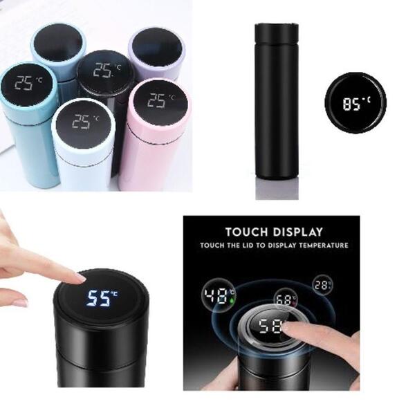 Imagem do produto GARRAFA TERMICA C/ TERMOMETRO 300ML HM242 SQU