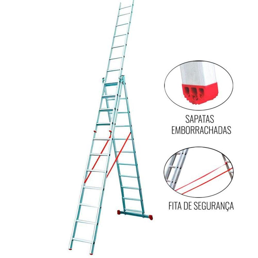 Imagem do produto ESCADA ALUMINIO 4 DEGRAU BOTAFOGO