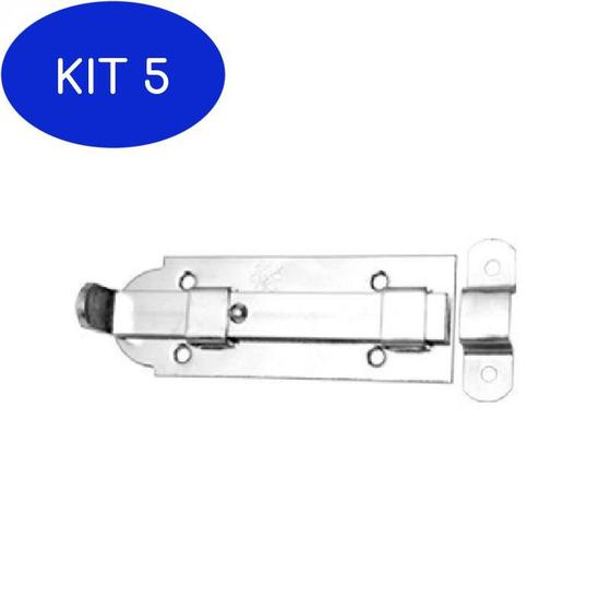 Imagem do produto FERROLHO CHATO ZINCADO 700 X 5" SILVANA