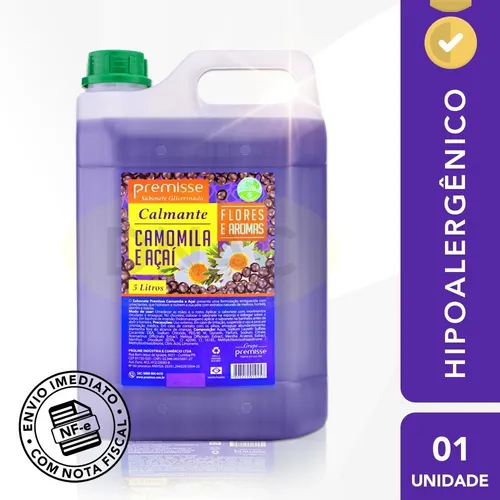 Imagem do produto SABONETE LIQ ACAI CAMOMILA REFIL 450ML PREMISSE