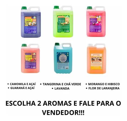 Imagem do produto SABONETE LIQ TANGERINA E CHA VERDE 2,5 LITROS PREMISSE