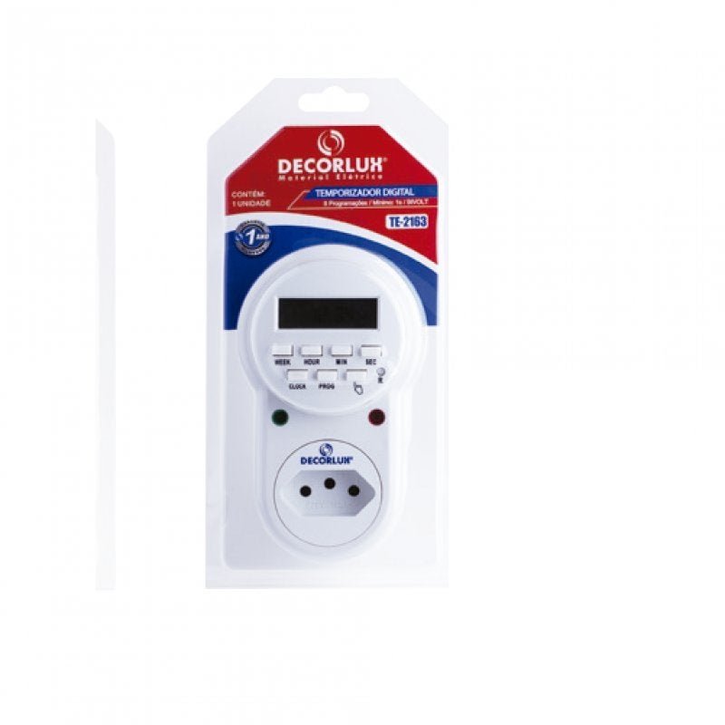 Imagem do produto TEMPORIZADOR DIGITAL 220V 16A - DECORLUX