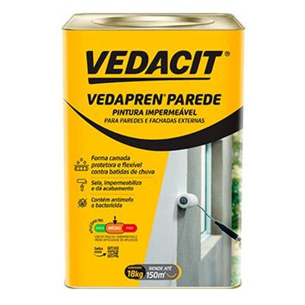Imagem do produto VEDAPREN PAREDE 3,6KG BRANCO VEDACIT