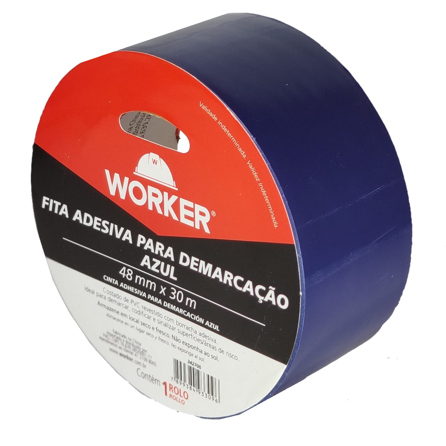 Imagem do produto FITA DEMARCACAO 48MMX30M AZUL WORKER
