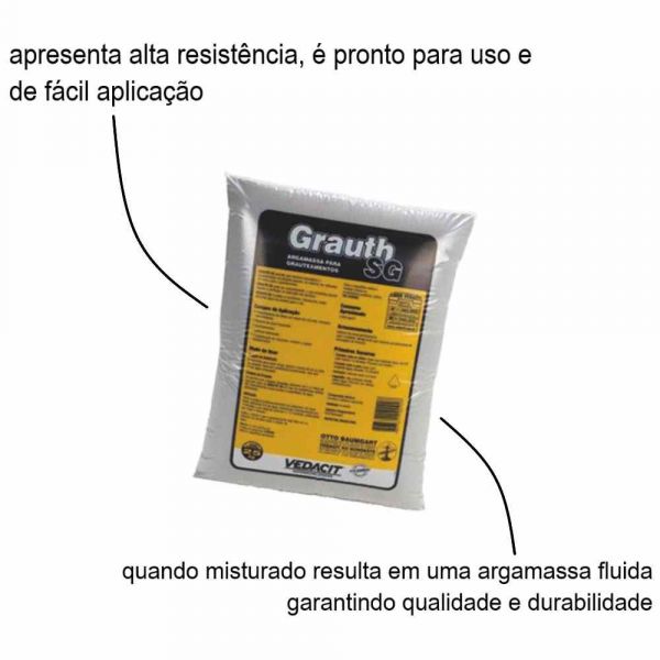 Imagem do produto GRAUTH V-1 TIX 25KG VEDACIT