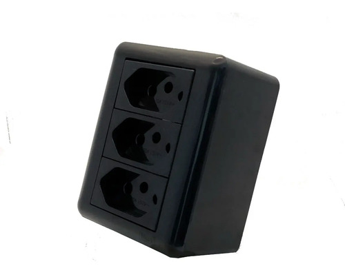 Imagem do produto TOMADAS TRIPLA 2P+T OVERLAP 10598-8 B-LUX