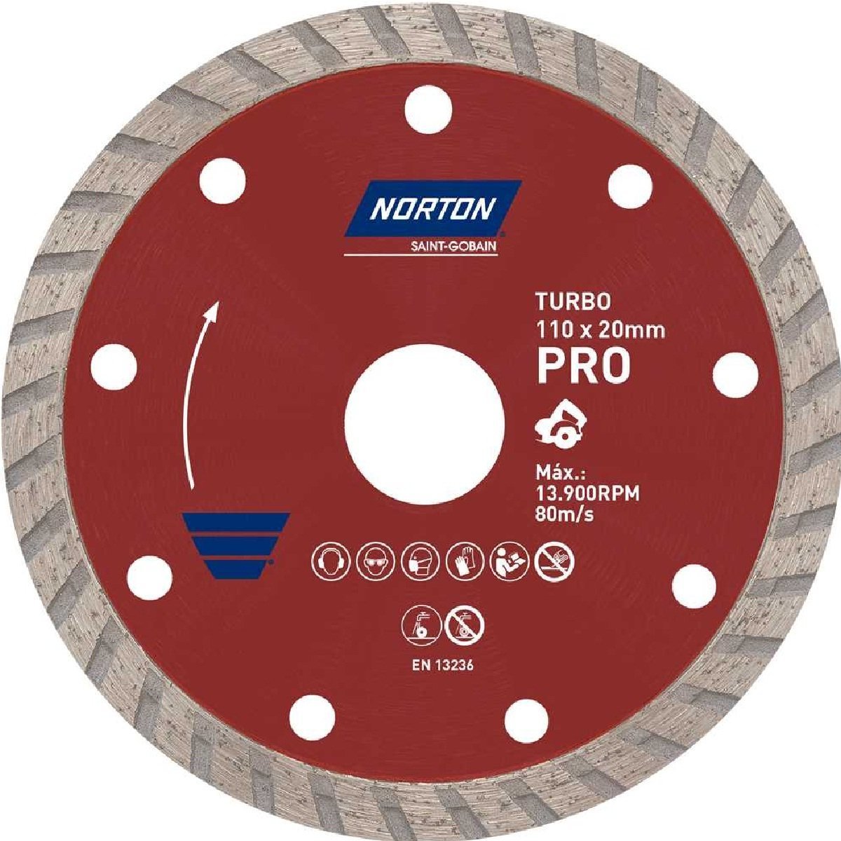 Imagem do produto DISCO DE CORTE P/ MADEIRA 110X20 MM NORTON