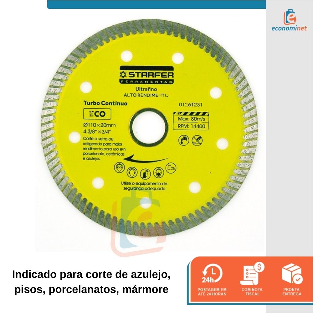 Imagem do produto DISCO DIAMANTADO ECO TURBO STARFER