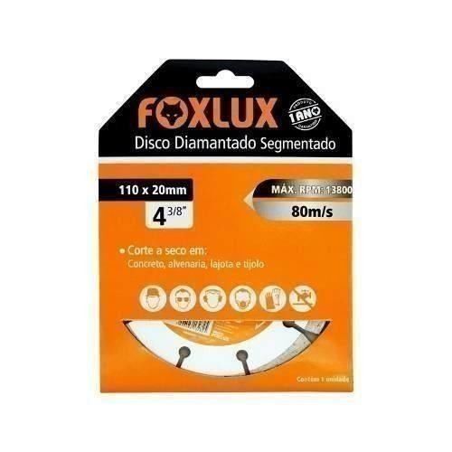 Imagem do produto DISCO DIAMANTADO SEGMENT 110MM FOXLU