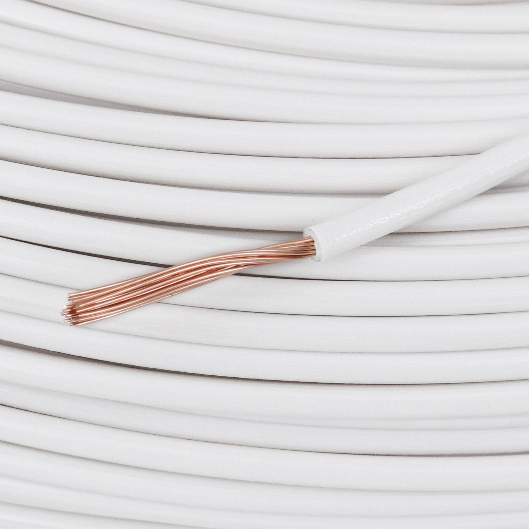 Imagem do produto CABO FLEXIVEL 4,0X2MM (M) BRANCO COBRECOM