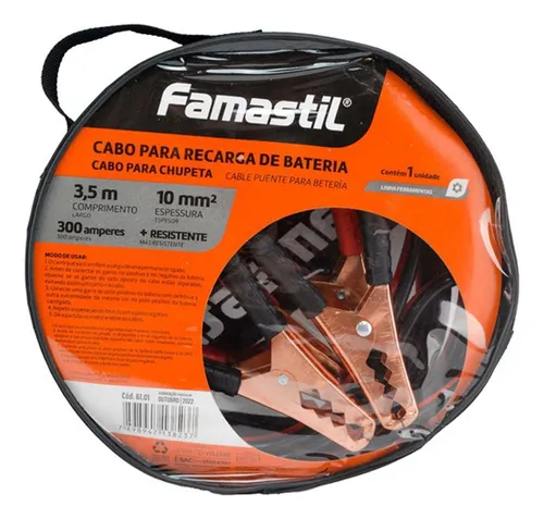 Imagem do produto CABO P/RECARGA DE BATERIA 3,5M FOXLUX