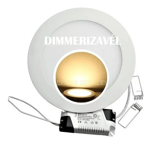 Imagem do produto PAINEL LED EMB RED 18W 3000K AM