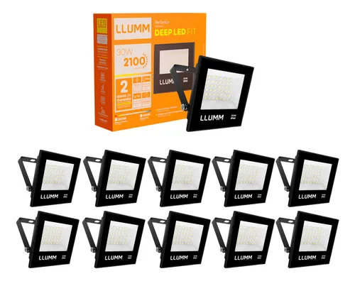 Imagem do produto REFLETOR LED 30W 3000K LLUMM