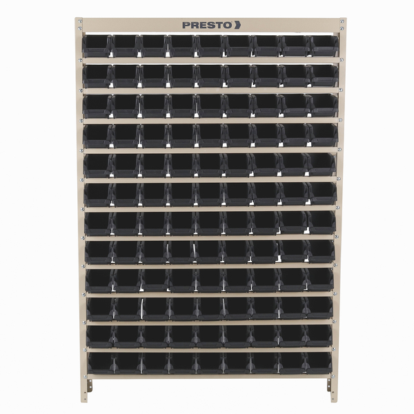 Imagem do produto ESTANTE C/60 GAVETA N3 PRETA PRESTO