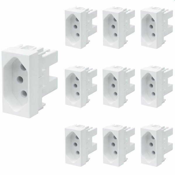 Imagem do produto INTERRUPTOR 1 SEC + 2 TOM 2P+T 10A 3537 HABITAT FAME