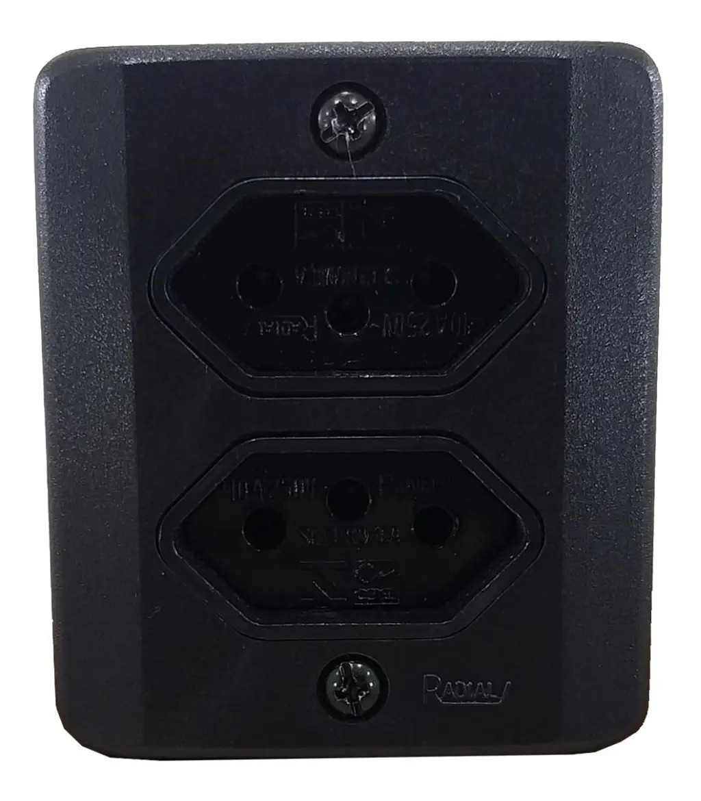 Imagem do produto TOMADA DUPLA 2P+T 10A SIST X REF 1353 FAME