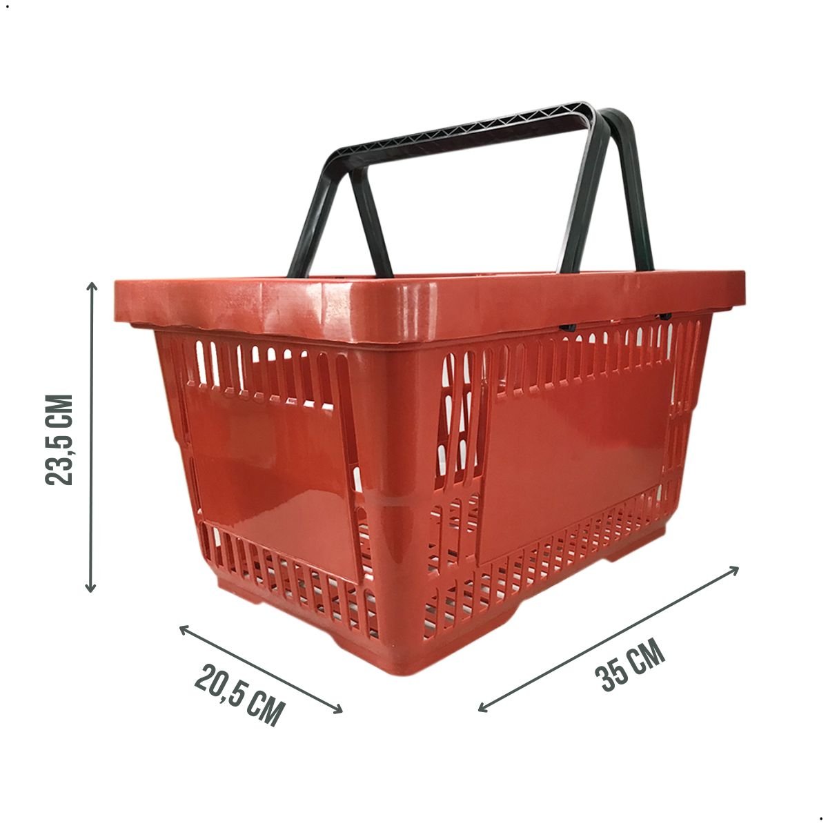 Imagem do produto CESTA AUTO SERVICO VERM PLASTEX