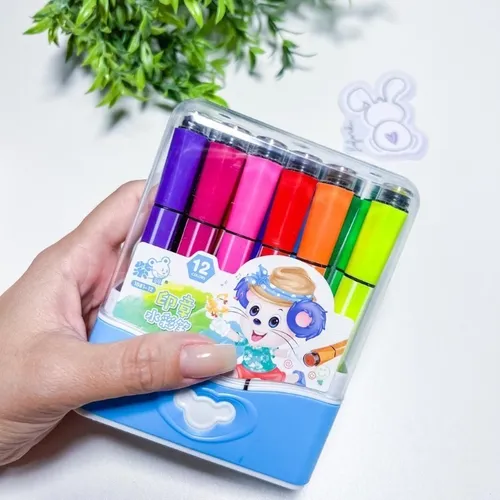 Imagem do produto CANETA HIDROCOR PEQUENA C/12 CORES