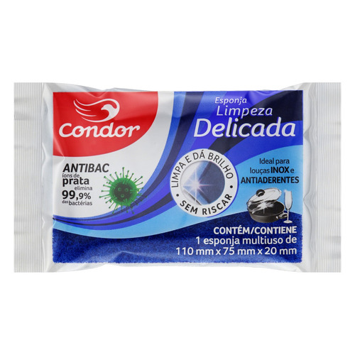 Imagem do produto ESPONJA MULT DELICADA AZUL 1532 CONDOR