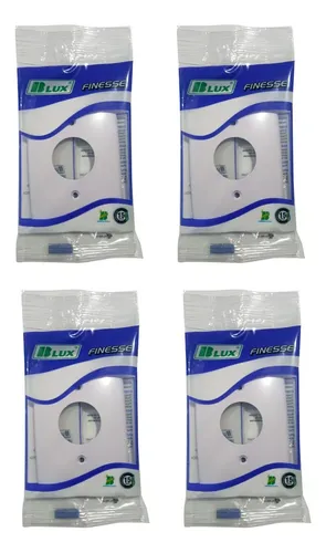 Imagem do produto PLACA P/ CX EXTERNA 2MOD OVERLAP 10606-2 B-LUX