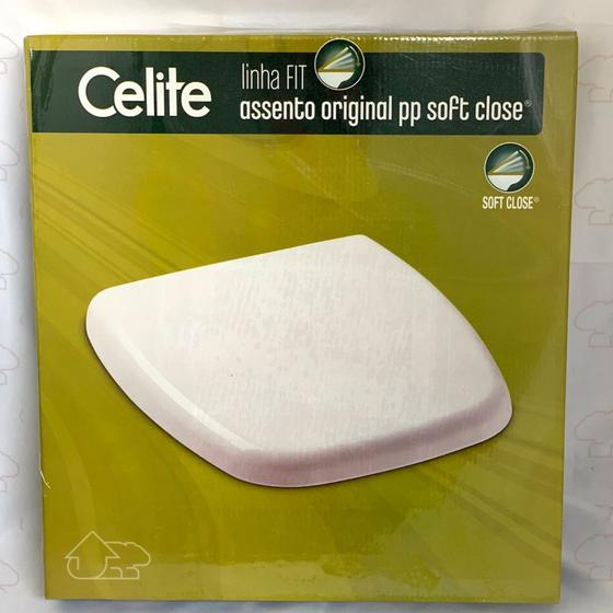Imagem do produto ASSENTO SANIT ORIGINAL PP SOFT CLOSE FIT BR CELITE