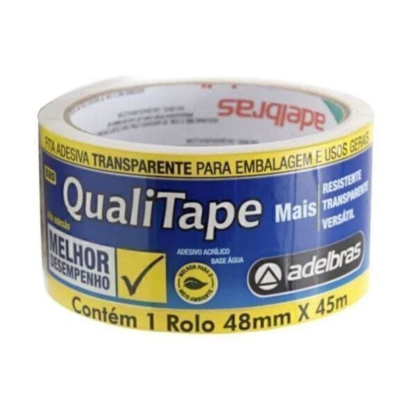 Imagem do produto FITA EMPACOT 48MMX40M TRANSP ADELBRAS